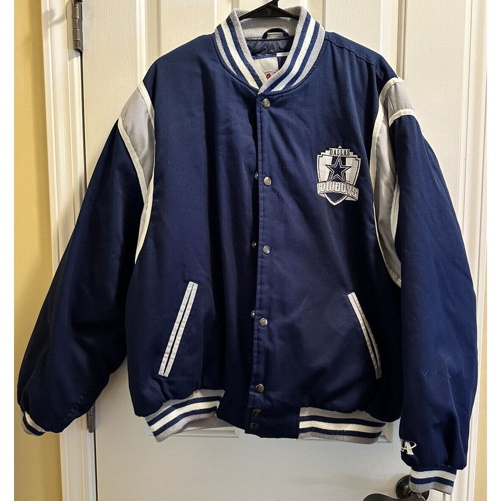 Vintage NFL Logo‎ Athletics Dallas Cowboys Insulated Puffer/Bomber Jacket NFC XL